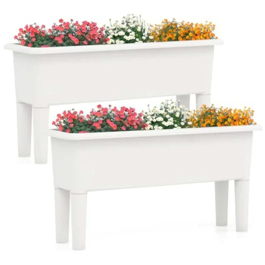 Self-Watering Planter - Set 2 Pot Tanaman Tinggi untuk