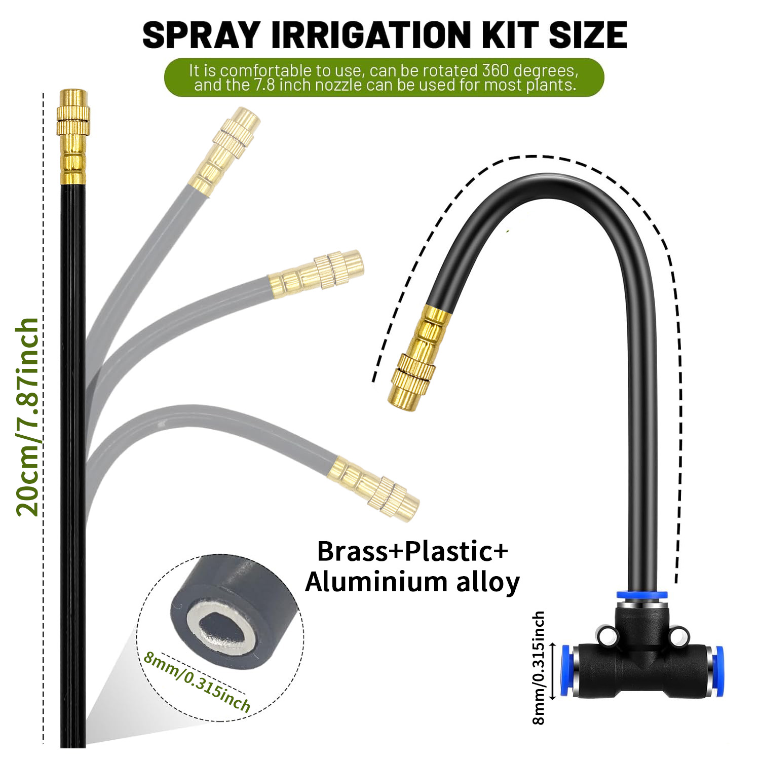 Kit Selang Semprot PE 5/8mm, P - Automatic Plant Waterer ulasan dan harga